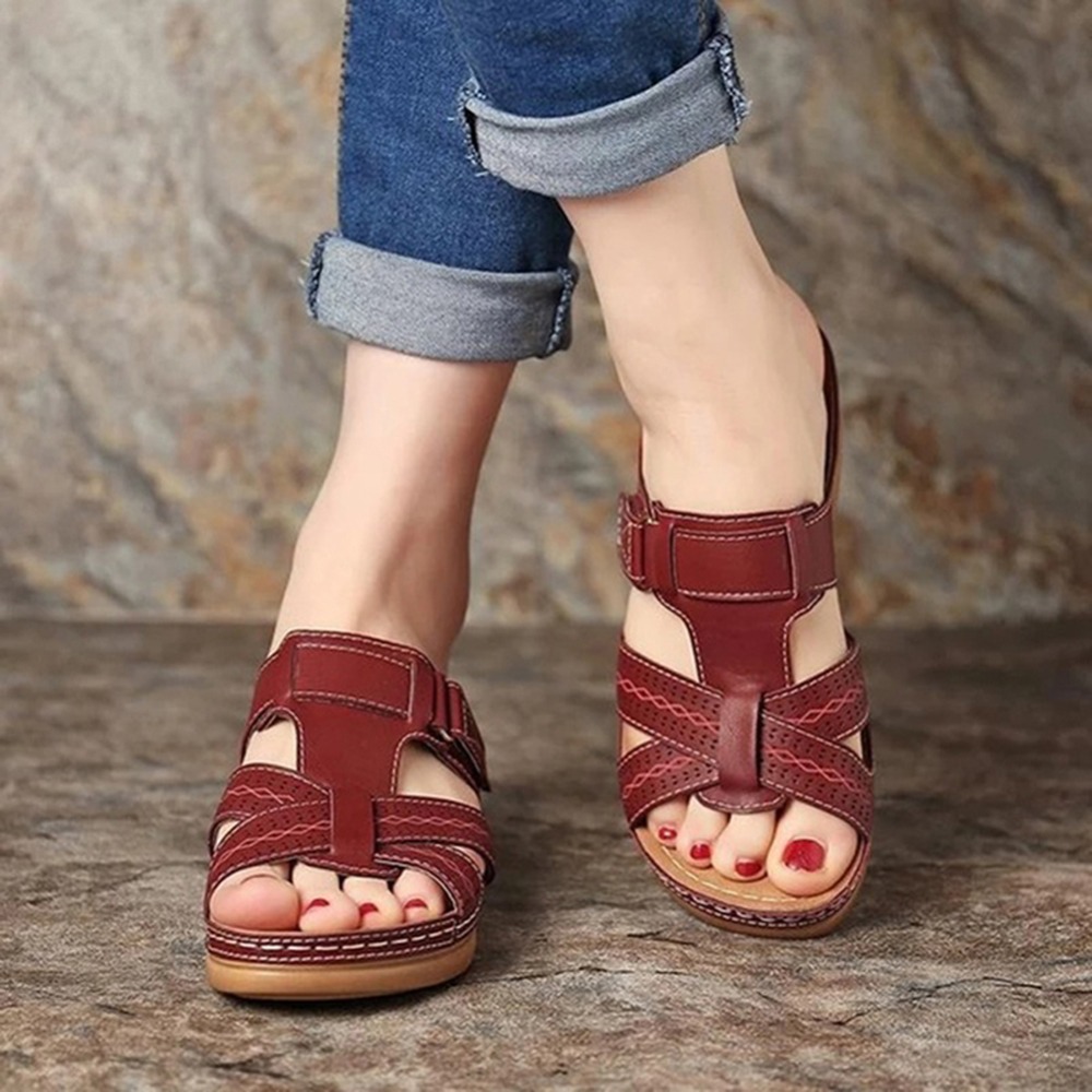 (🔥MOTHER'S DAY SALE 80% OFF) Women Premium Leather Orthopedic Sandals-Buy 2 save 20% & Free Shipping📦