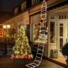 ⏰LAST DAY SALE 50% OFF💥Christmas LED Ladder Lights with Climbing Santa Claus
