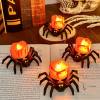 Halloween Spider Candlestick Ornaments