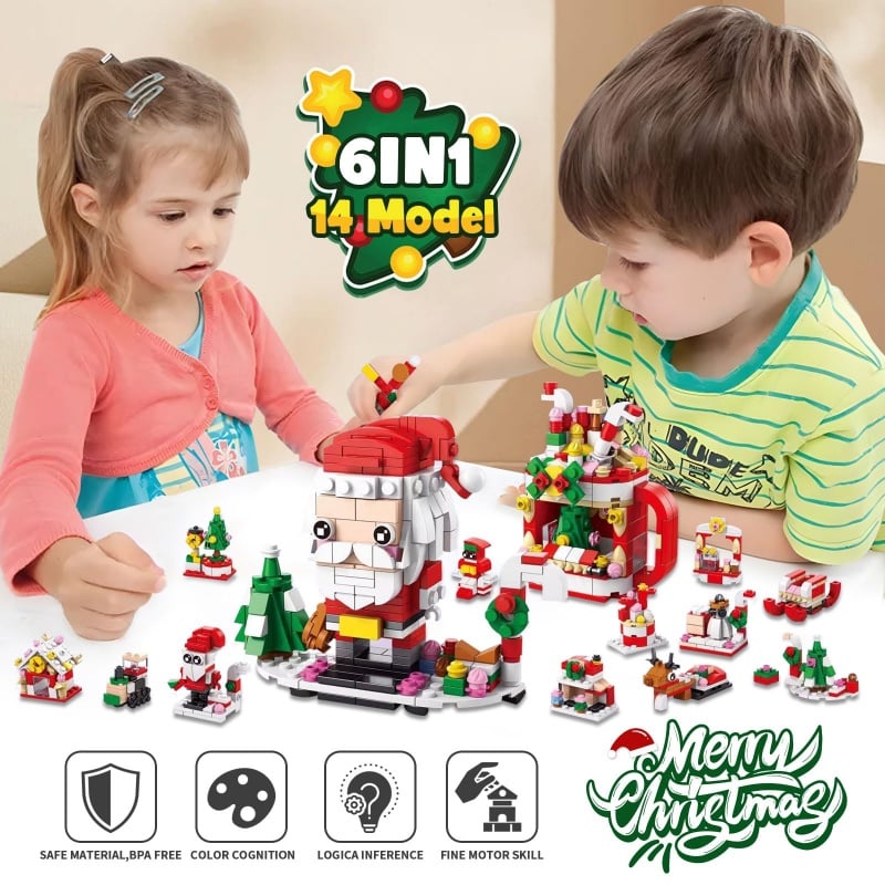 TikTok Last Day Promotion -70% OFF🎉Advent Calendar 2024 Christmas Building Toy Set for Kids