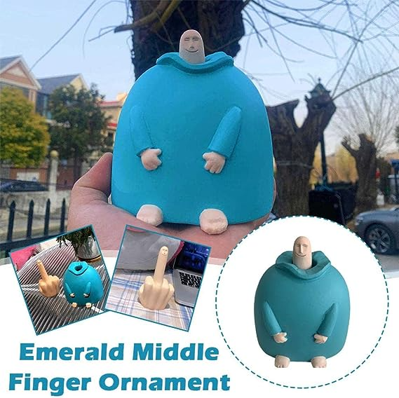 Middle Finger Up Ornaments Toy