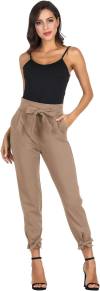 GRACE KARIN Womens Casual High Waist Pencil Pants with Bow-Knot Pockets for Work