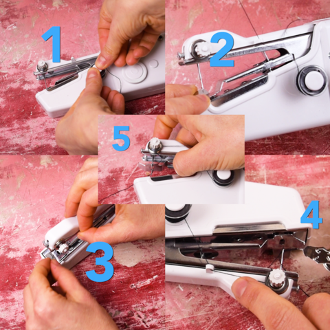 ‎(The Best Gift For Your Mom& Buy 2 Free Shipping)Portable Handheld Cordless Mini Sewing Machine