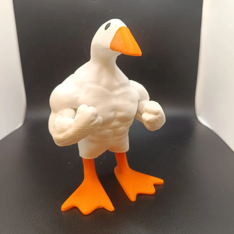 🔥Handmade Buff Muscle Duck Figurine - Buy 2 Free Shipping