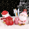 🎄Christmas Sale 49% OFF-Santa Figurines Desk Organizer Makeup Brush Holder