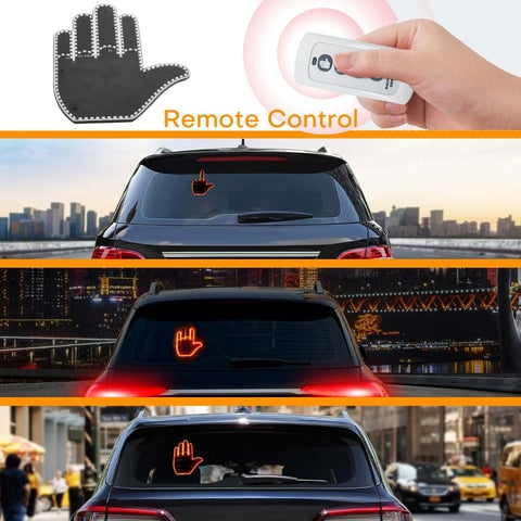 🔥Last Day Promotion - 50% OFF✨Car Light Hand Finger🤚🤘👊