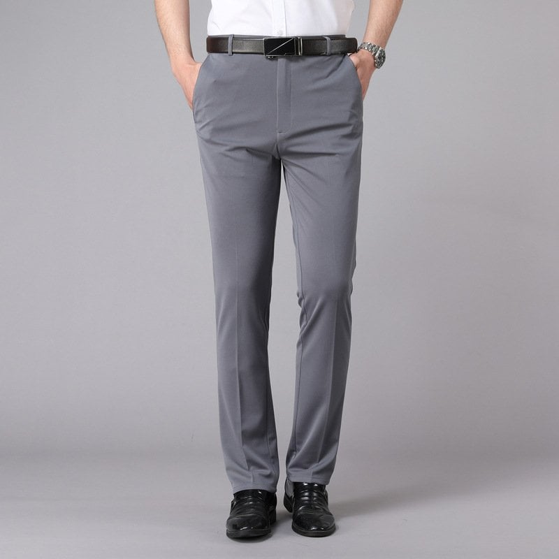 (🌲Early Christmas Sale- 50% OFF) Men‘s Ice Silk Suit Pants - Buy 2 Free Shipping