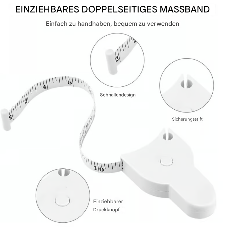 🎁Letzter Tag 49 % Rabatt🔥Perfektes Maßband für den Körper