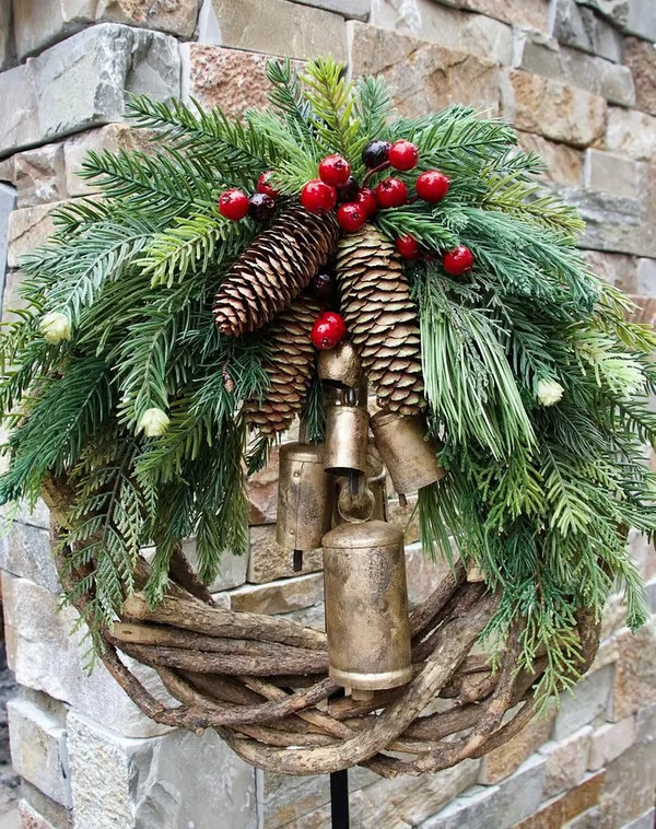 Last Daty 70% OFF🔥armhouse Christmas Wreath, Boho Wreath, Holiday Wreath