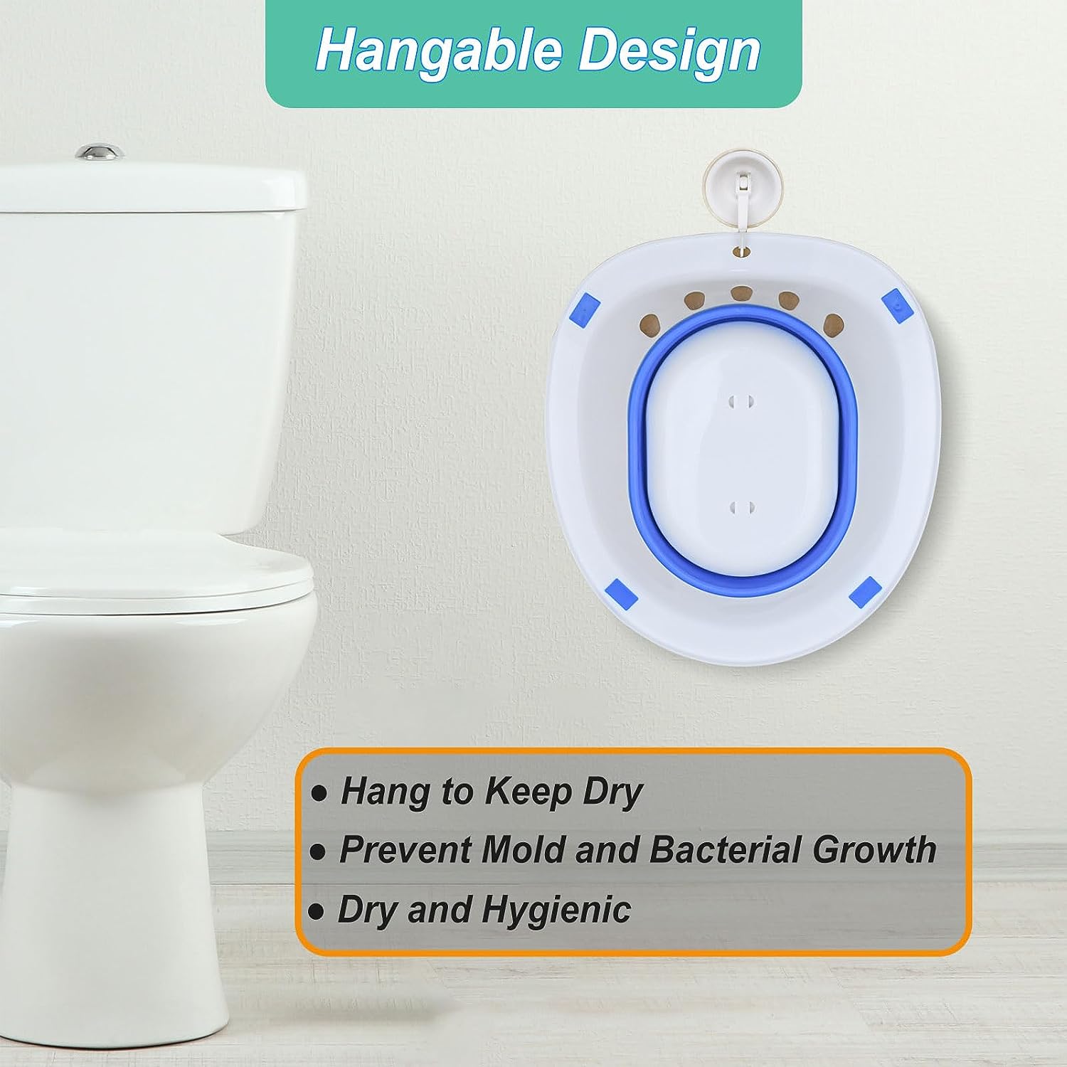 (🔥Last Day Promotion 50% OFF) Sitz Bath for Toilet Seat - Buy 2 Get Extra 15% OFF & Free Shipping