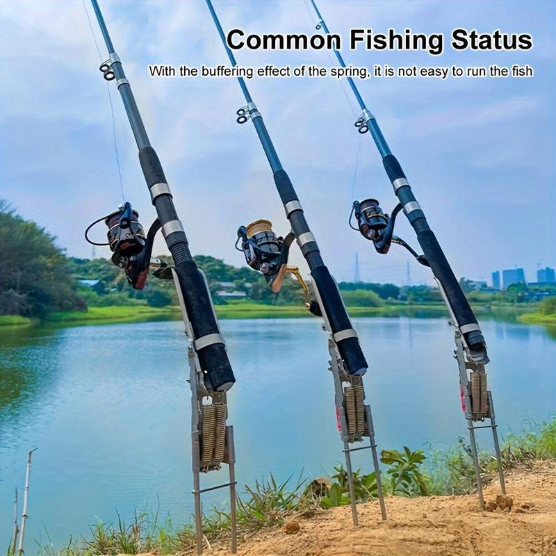 🔥High Sensitivity Dual Spring Activation Fishing Rod Holder🐟