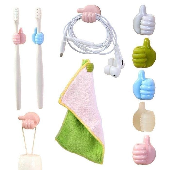 💥LAST DAY SALE 50% OFF💥Creative Thumbs Up Shape Wall Hook⚡BUY 6 GET 6 FREE
