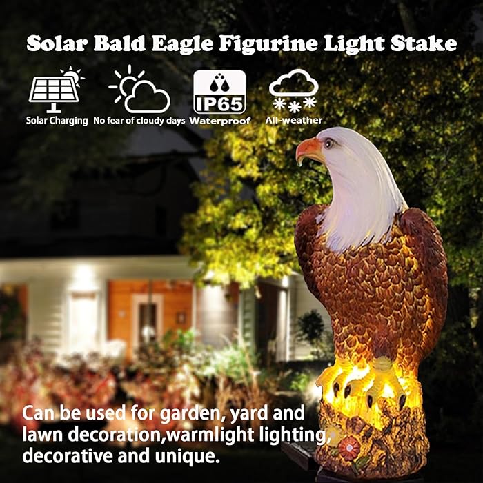 🦅Handmade Eagle Solar Decorative Lights, BUY 2 FREE SHIPPING