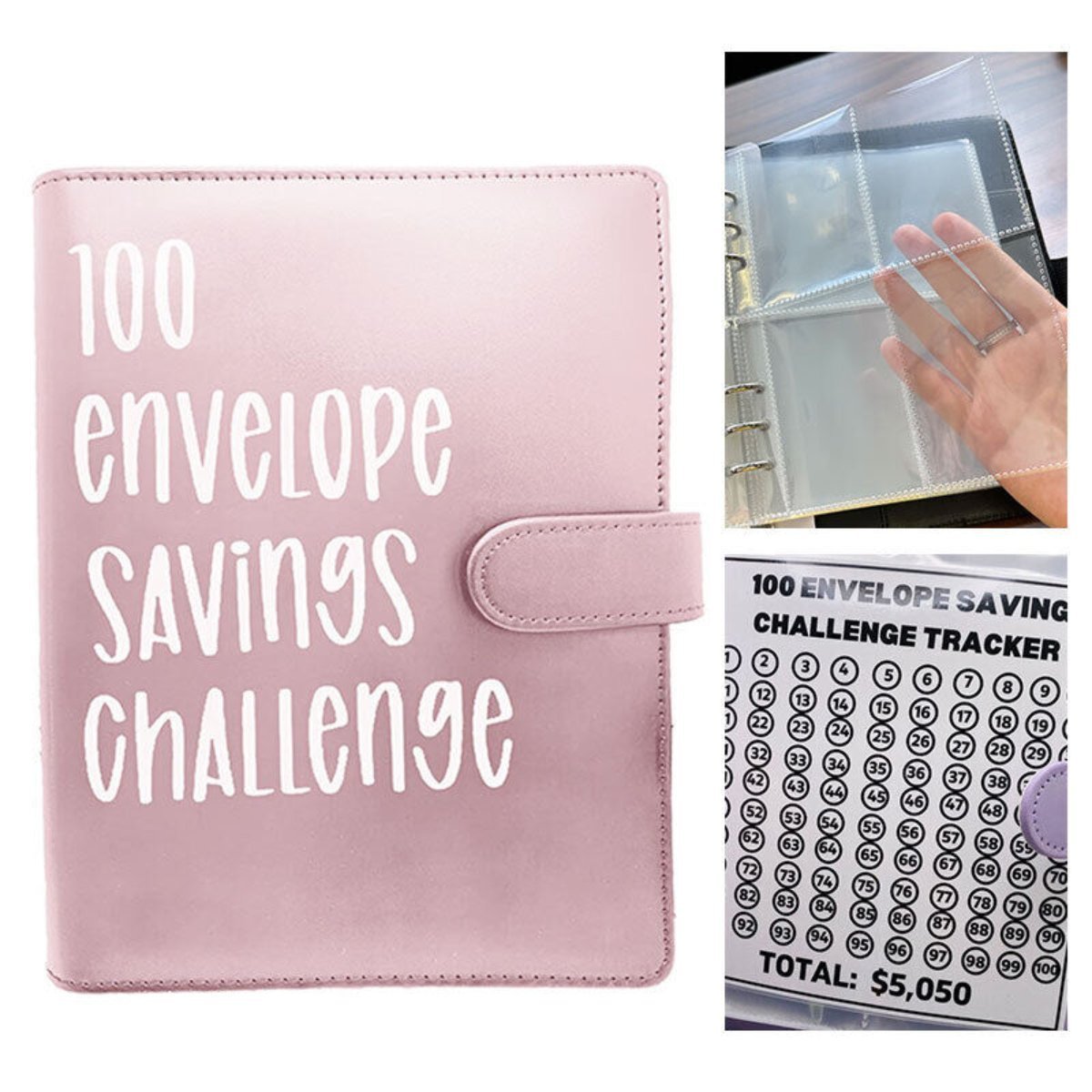 100 Envelope Savings Challenge™💰 Easily save $5,050