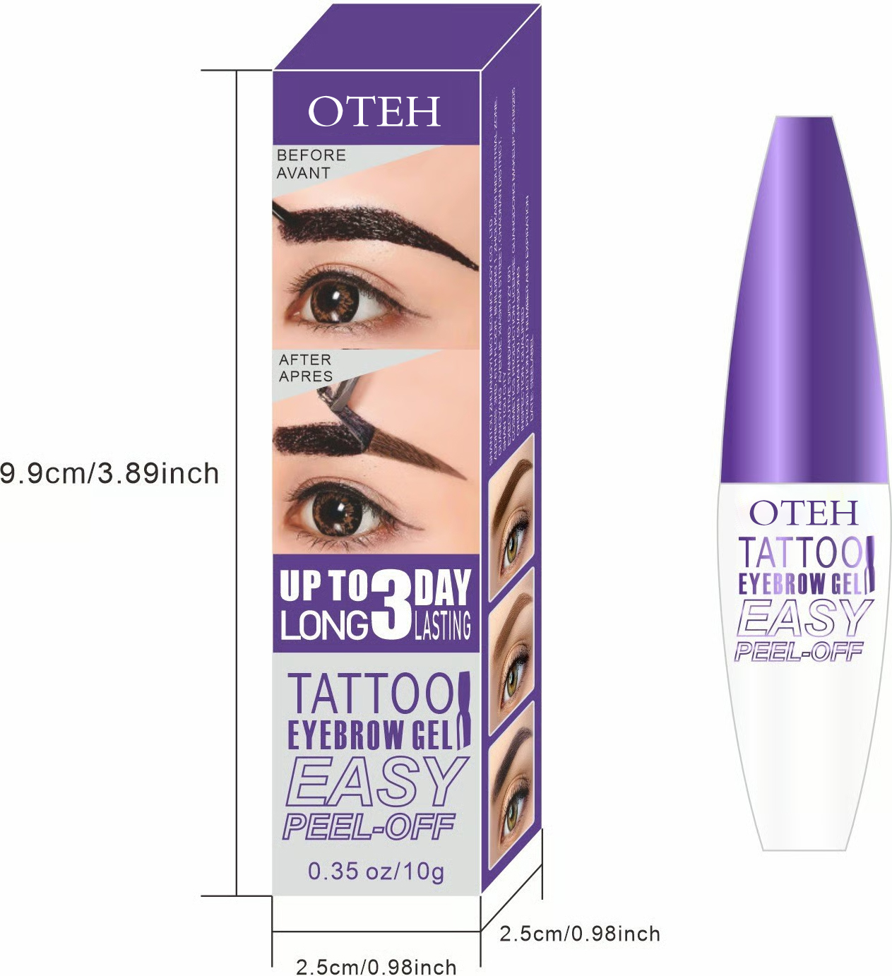 🏆Flash Sale⚡ 50K+ SOLD! Almost Gone💥Tattoo Eyebrow Gel - Enjoy easy semi-permanent eyebrow styling