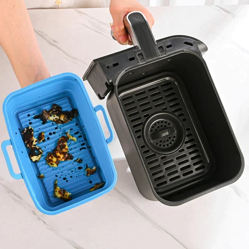 🔥Last Day Promotion 50% OFF🔥Foldable Air Fryer Silicone Baking Tray