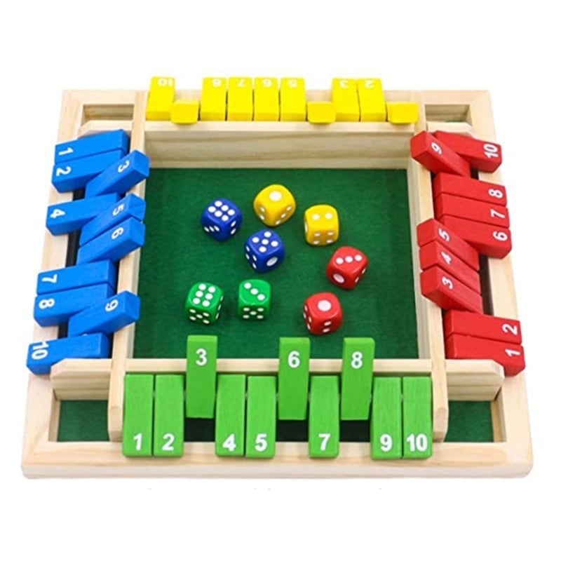 🎁TikTok Last Day Sale - 70% OFF🎁SHUT THE BOX-WOODEN DICE BOARD GAME