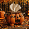 🎃LAST DAY 49% OFF - Halloween Pumpkin Tissue Box Holder