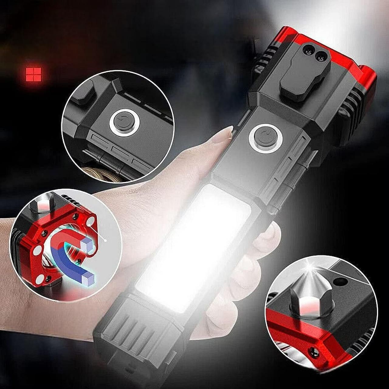 Hammer Torch LED Flashlight with Powerbank💥BUY 2 FREE VIP SHIPPING