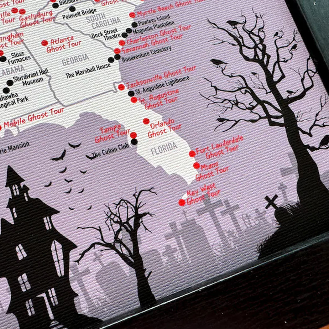 Haunted House Travel Map