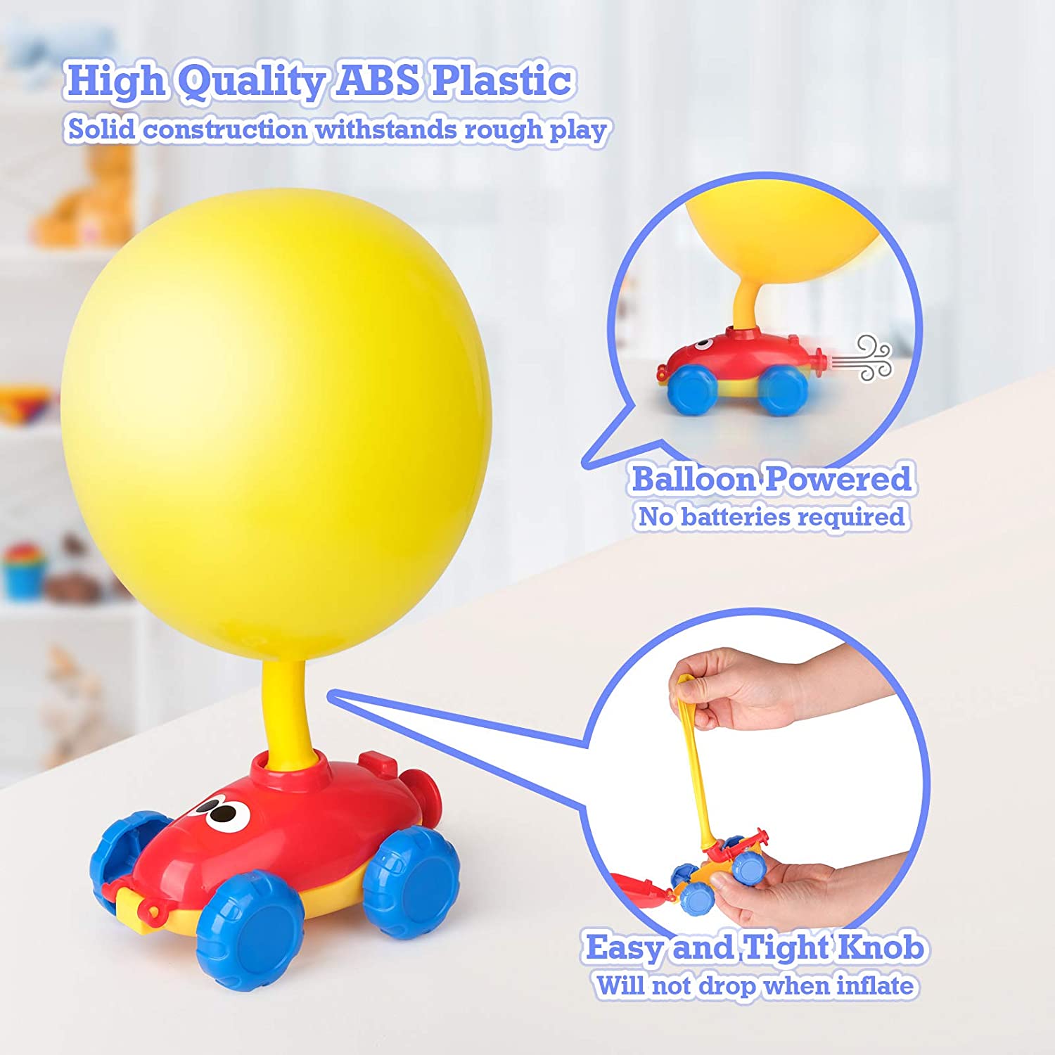 (🌲Early Christmas Sale- SAVE 48% OFF)Air Pressure Power Balloon Car With Rocket(buy 2 get free shipping)