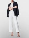 (🔥Last Day Promotion 50% OFF)Tummy Control Twill Cropped Wide Leg Pant-Free Shipping