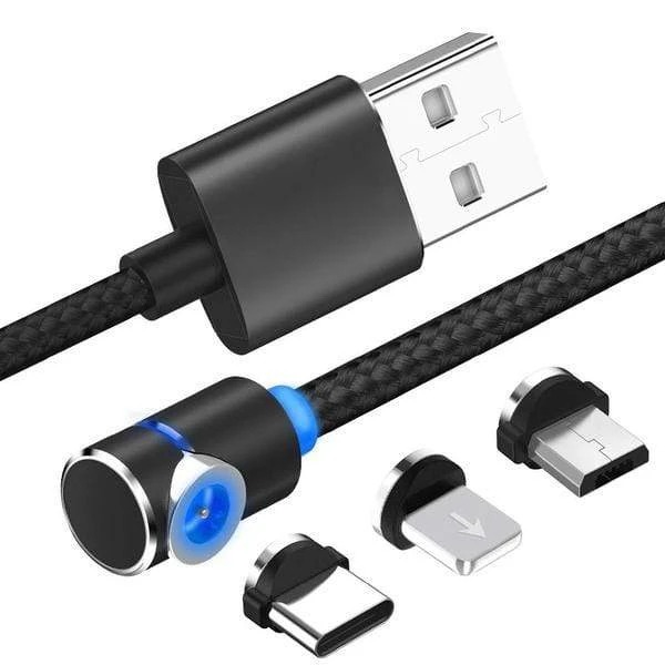 (New Year Promotion- SAVE 50% OFF)3-in-1 fast charging magnetic data cable