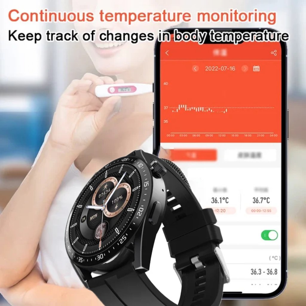 🔥LAST DAY SALE 70% OFF💥HW ALL DAY Monitoring Smart Bluetooth Watch