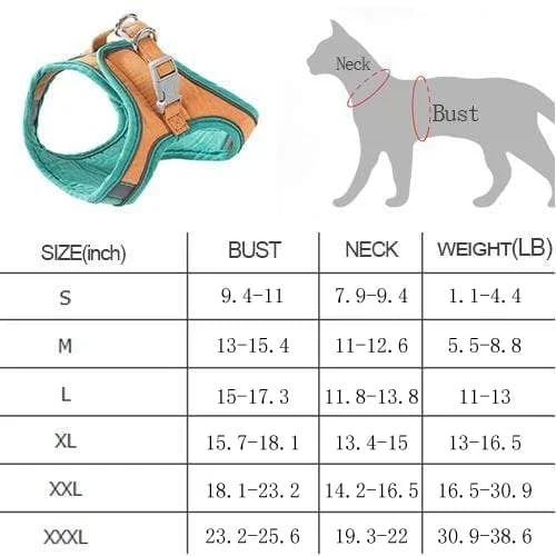 (🌲Early Christmas Sale- 50% OFF) Luminous Cat Vest Harness and Leash Set