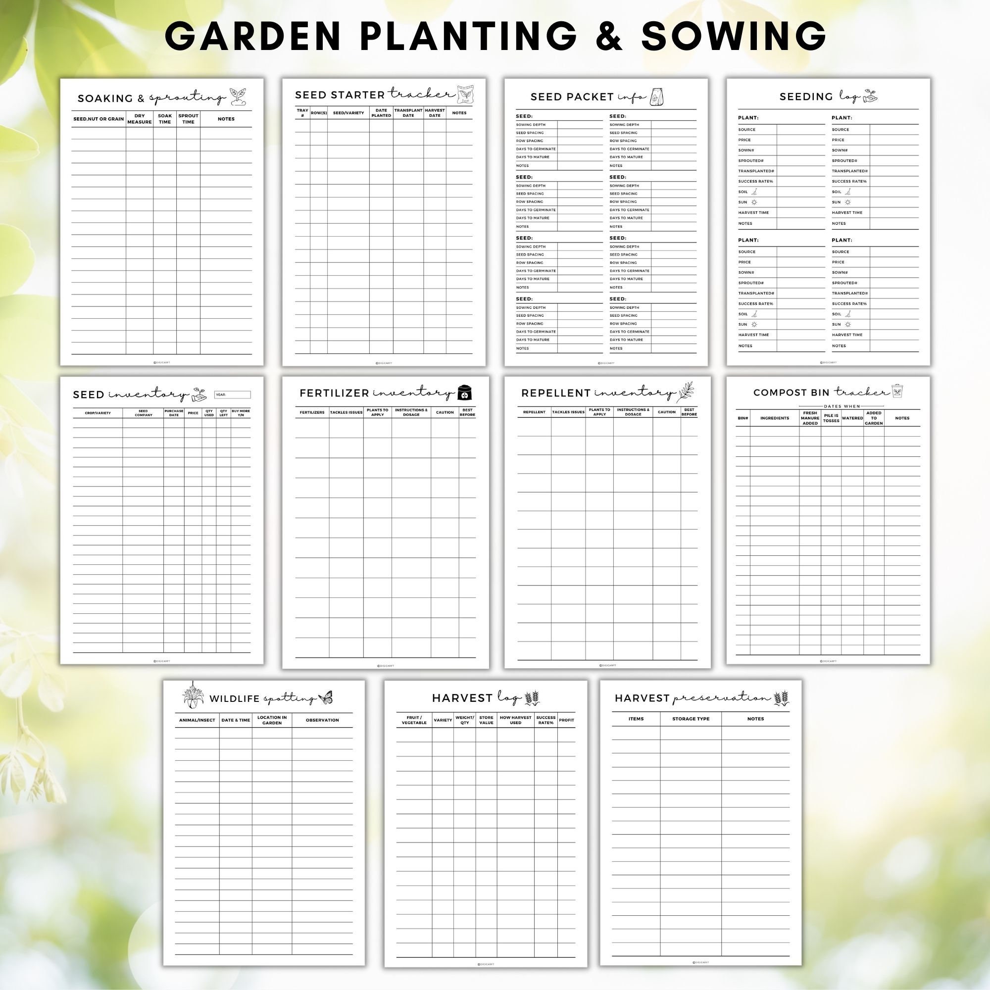 💐Mother's Day Hot Sale 49% OFF🏡Gardening Planner Toolkit