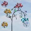 🔥Last Day 70% OFF- Beautiful Summer Multi Colored Flowers Wind Spinner