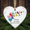 🌊💙Treasures of the Sea, Symbols of Friendship – ❤️ Sea Glass Heart Ornaments✨