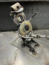 Handmade Jackin’ Cowboy Statue - Steel Gag Gift