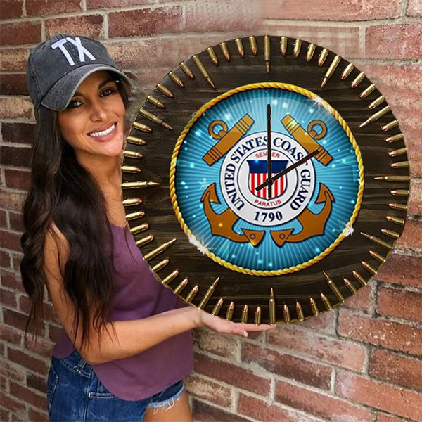 Handmade Flag Clock By U.S. Soldier Veteran, Buy 2 Get Free Shipping Today