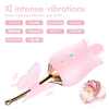 10-Frequency Vibration Tongue Licking Rose Vibrator