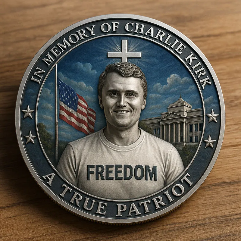 🙏60% OFF For Charlie's Fans - 🎗️🕊️Charlie Kirk Memorial Coin