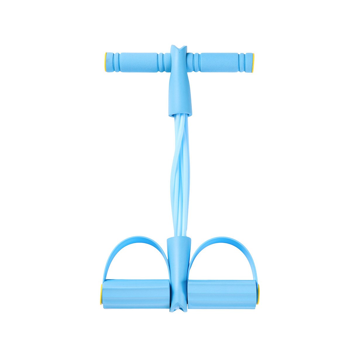 21 Fitness Resistance Bands-4 Tube Pedal Ankle Puller