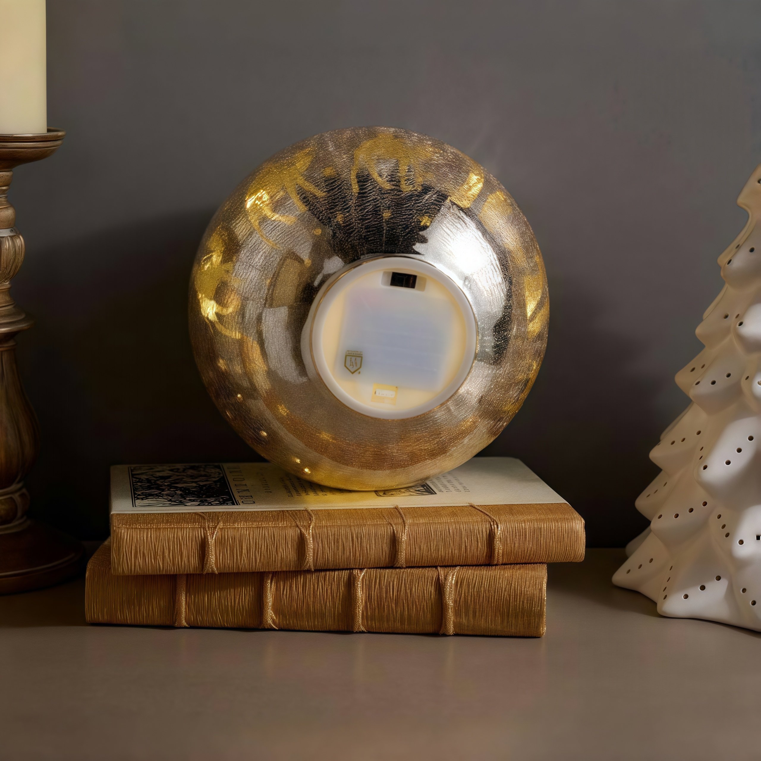 🏆Flash Sale⚡Illuminated Crackle Sphere Nativity Scene