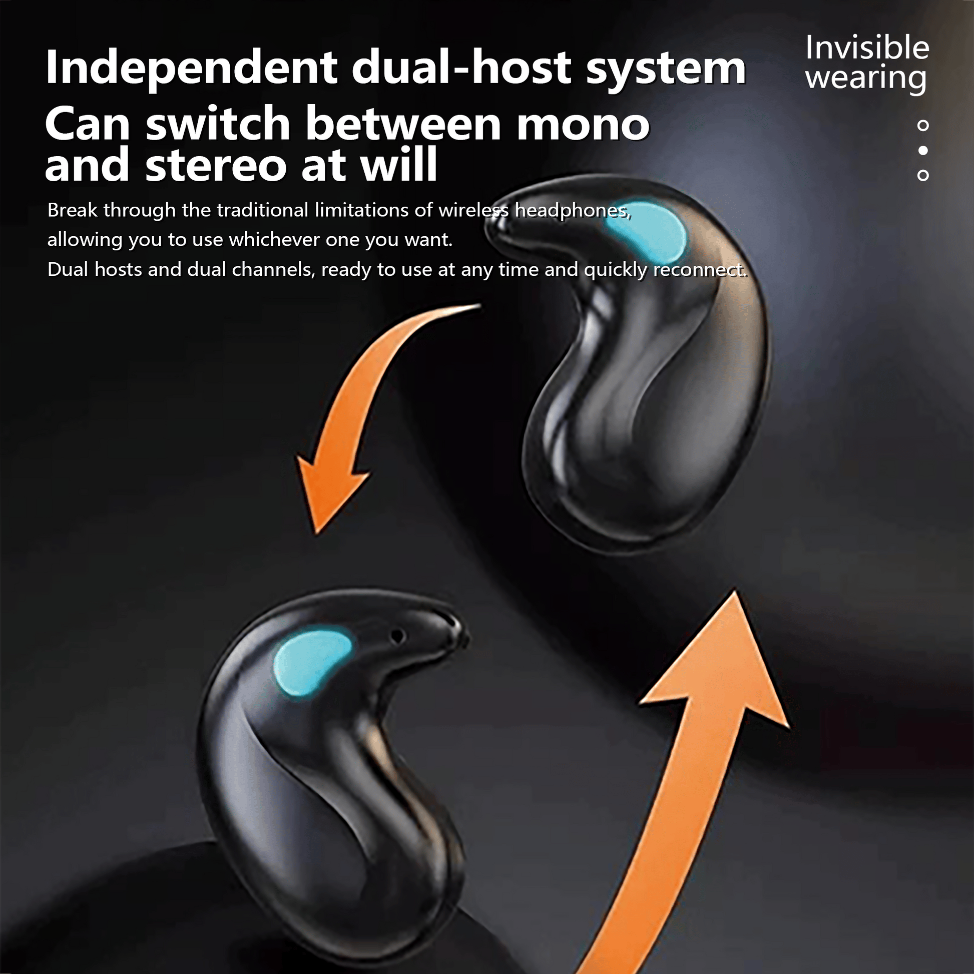 🏆Flash Sale 🔥20K+ SOLD!🔥Thin Earbuds for Small Ears: Comfortable for Sleep, Exercise - No Pressure, Low Delay, Long Life