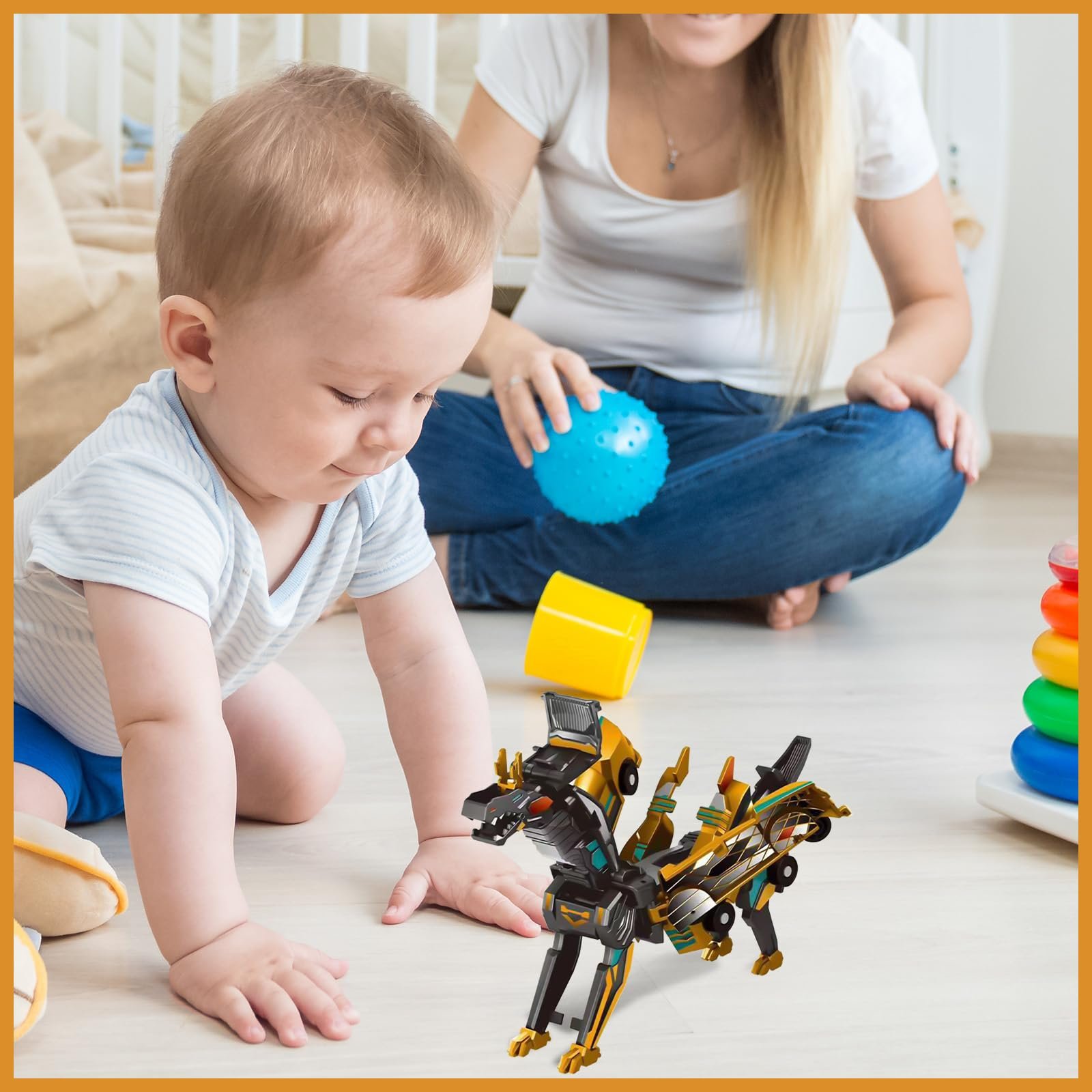 🔥Last Day Promotion 70% OFF💥Collision Transforming Dinosaur Car Toy⚡BUY 2 FREE SHIPPING
