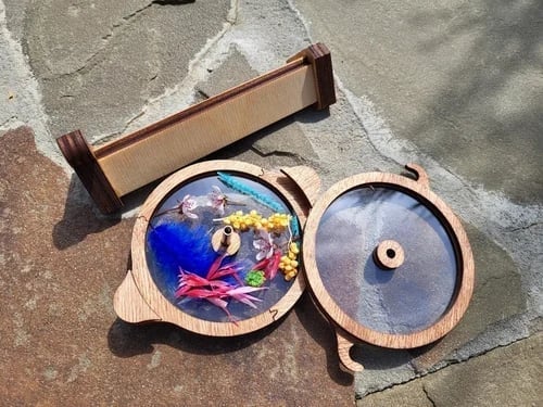 (🌲Early Christmas Sale- SAVE 48% OFF)Natural Wood DIY kaleidoscope-Buy 2 Free Shipping