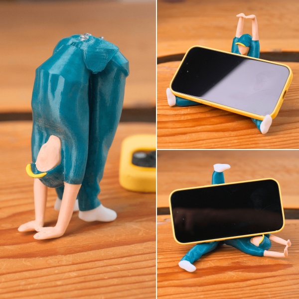 🔥HOT SALE 50% OFF⚡3D-Printed Ray gun Breakdancer Phone Stand