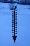 🎄Christmas Sale 70% ❄️Off-Iron Art Snow Gauge