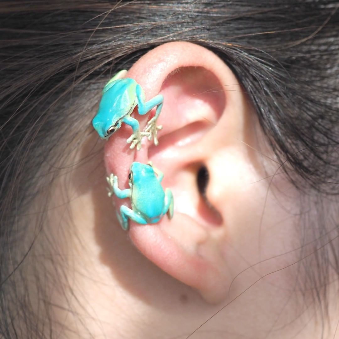 (🔥Last Day 50% OFF) Latest-Tree Frog Ring & Earrings