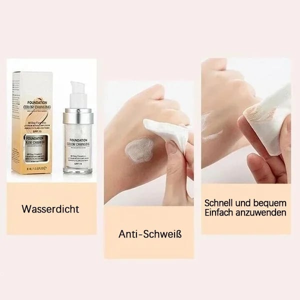 🔥Heißer Verkauf🔥Kaufen Sie 1, erhalten Sie 3 kostenlos💥Beste farbwechselnde Foundation für reife Haut