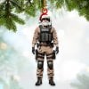 Police Santa Christmas Ornaments