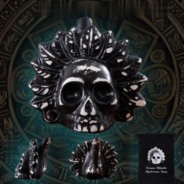 🔥Last Day Promotion 48% OFF-🎁-💀Halloween Hot Sale🔥—😈Aztec Ghost Whistle