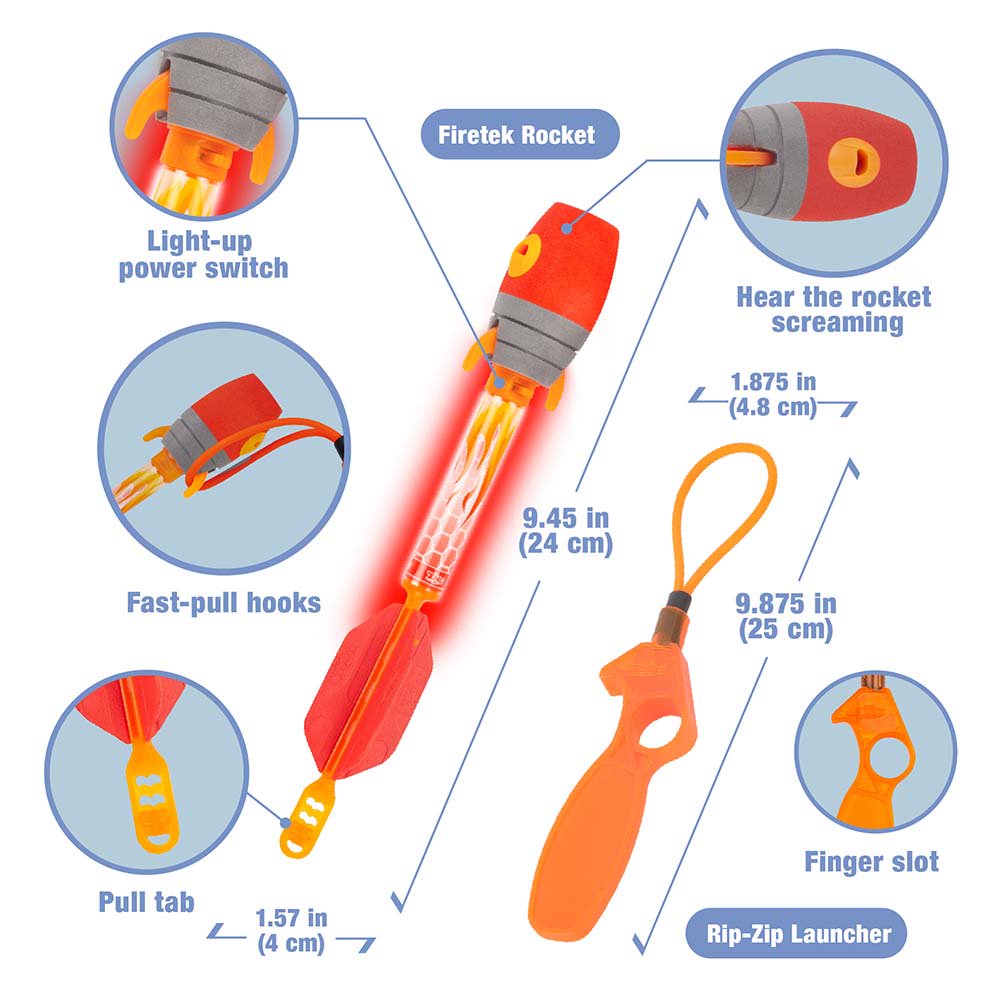 Stocking Stuffer🎄Light up Rockets Launching Combo