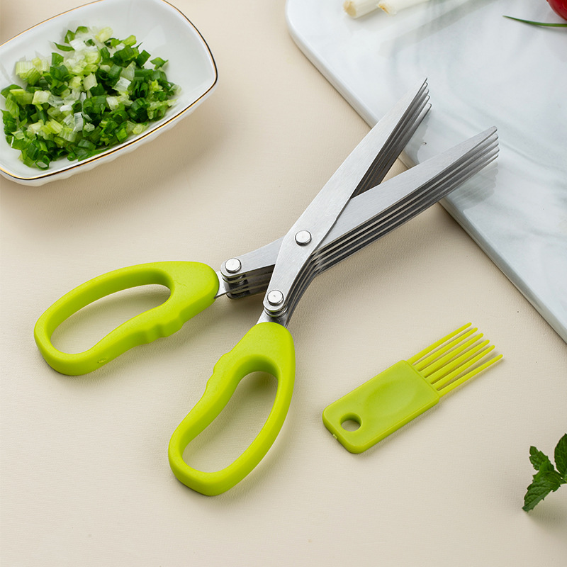 (🔥LAST DAY 49% OFF) Multilayer Spring Onion Scissors - 🔥BUY 2 GET 1 FREE