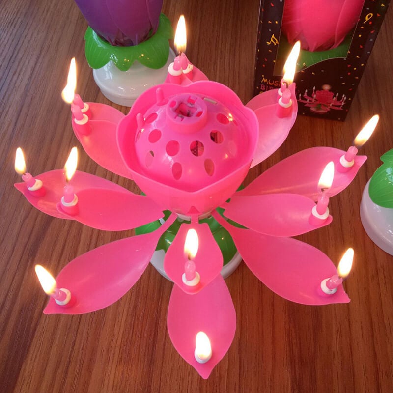 🎂Magical Flower Musical Birthday Candle 💖BUY 1 GET 1 FREE